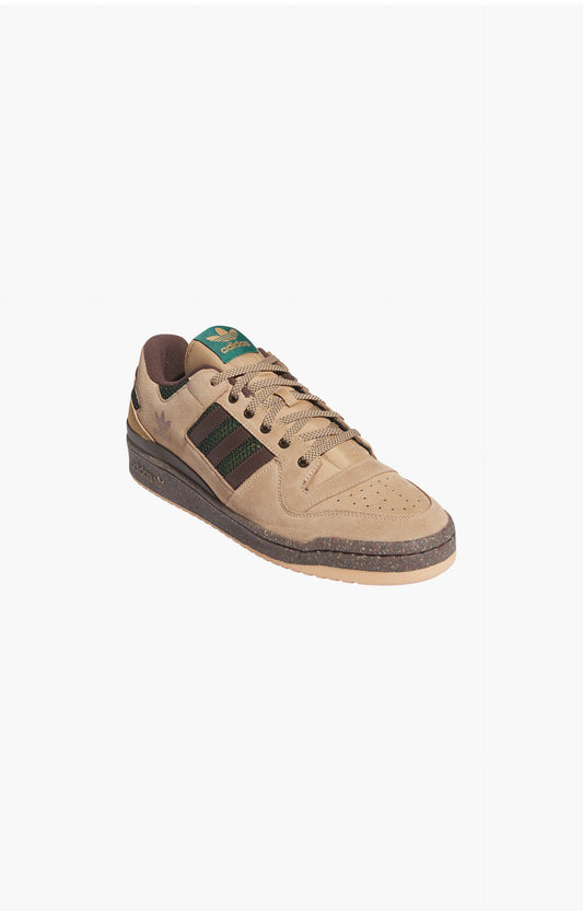 Adidas Forum 84 Low Adv Shoes, Beige / Dark Green