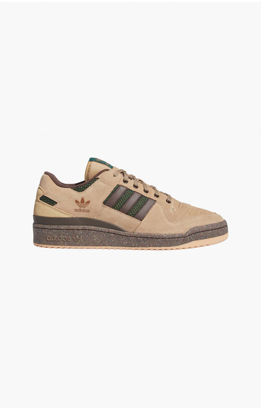 Adidas Forum 84 Low Adv Shoes, Beige / Dark Green