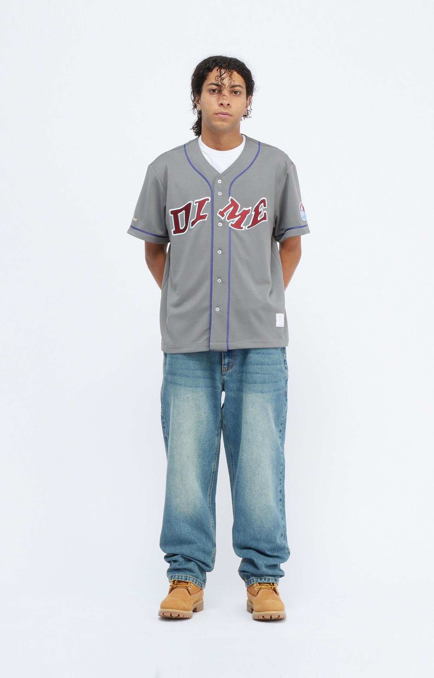 Dime League Jersey, Grey