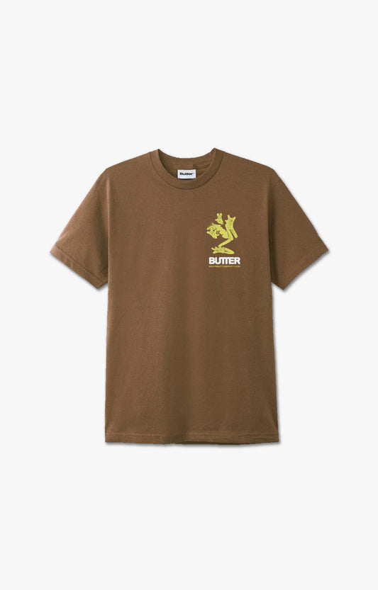 Butter Goods Amphibian T-Shirt, Oak Brown