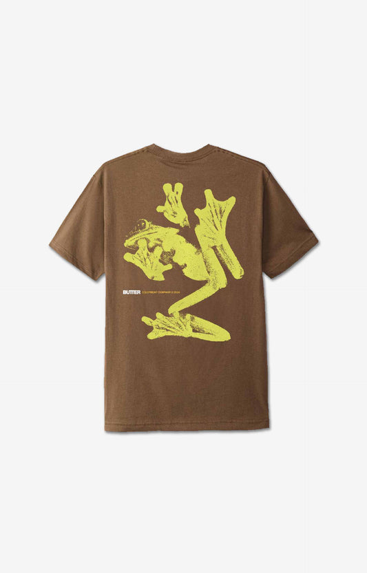 Butter Goods Amphibian T-Shirt, Oak Brown