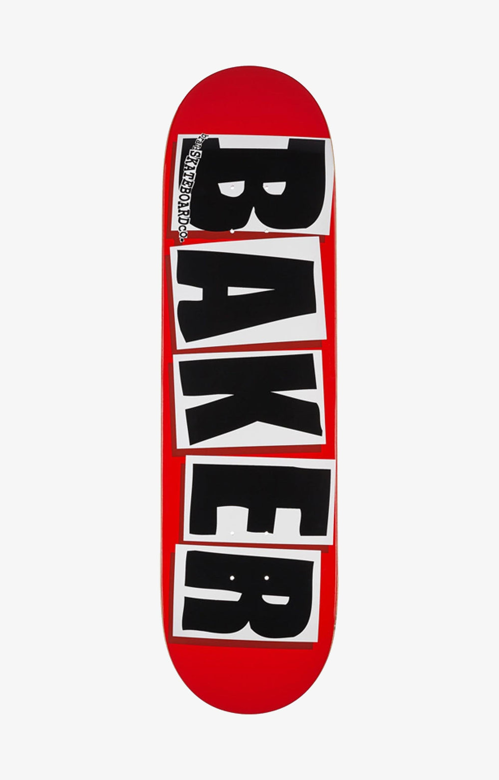 Baker OG Logo Skateboard Deck, Red/Black