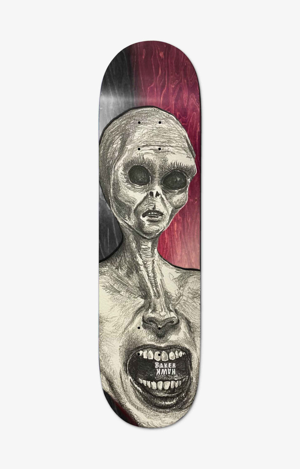 Baker Riley Hawk Yeller Skateboard Deck, 8.0"