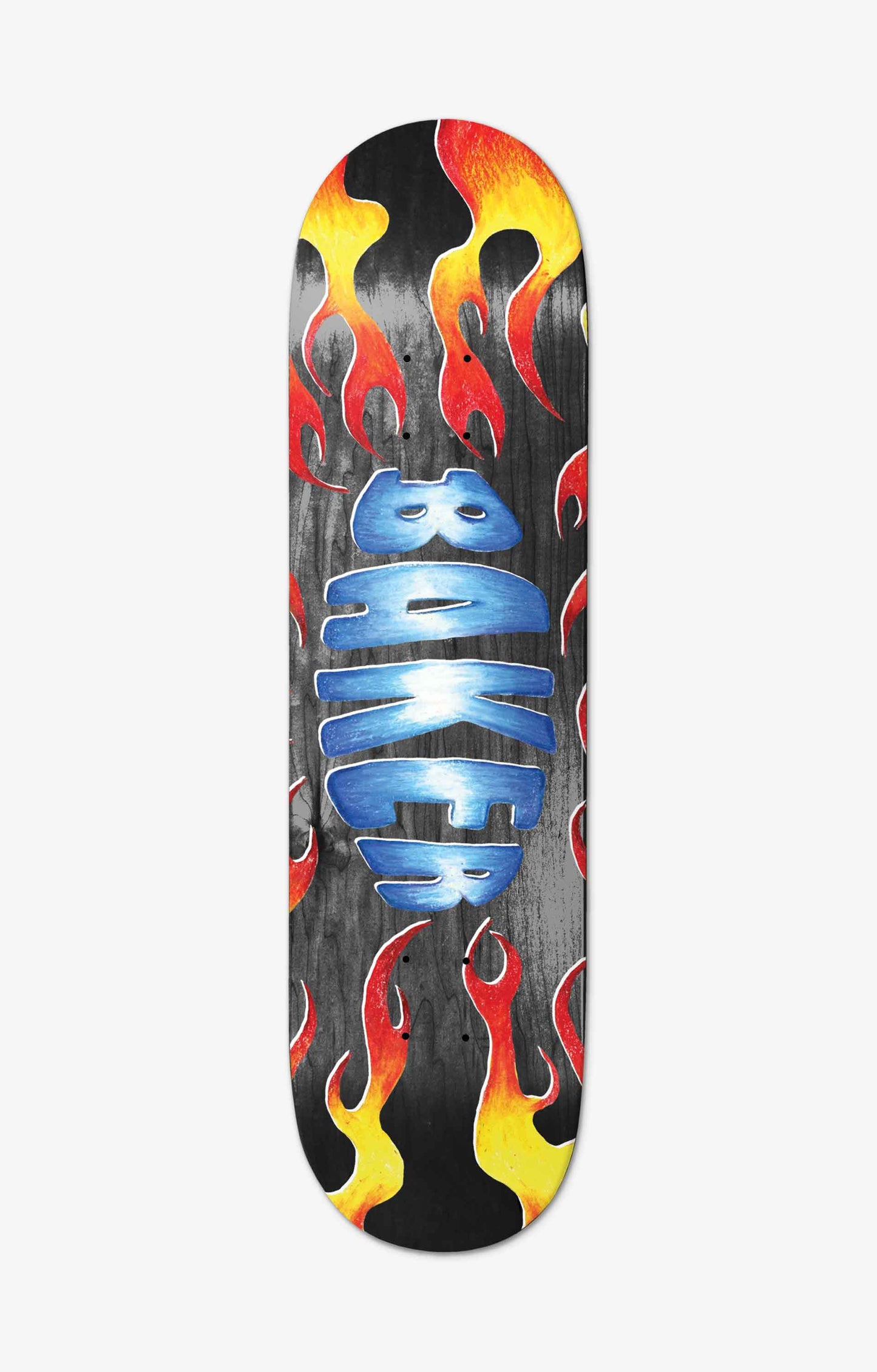 Baker Zach Allen Flames Skateboard Deck, 8.5"