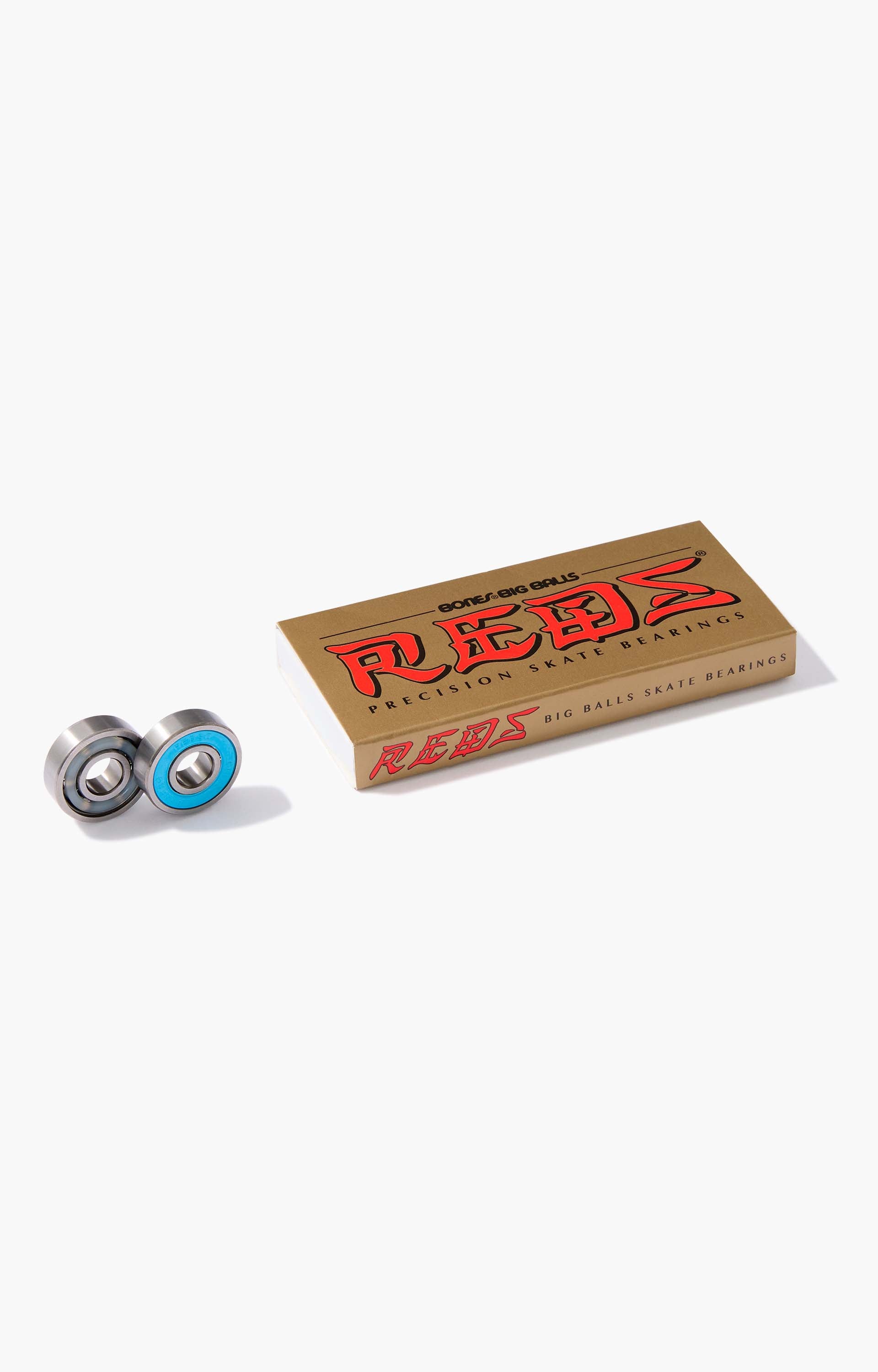 Bones Bearings Big Balls Reds Skateboard Bearings – Concrete Skate Supply