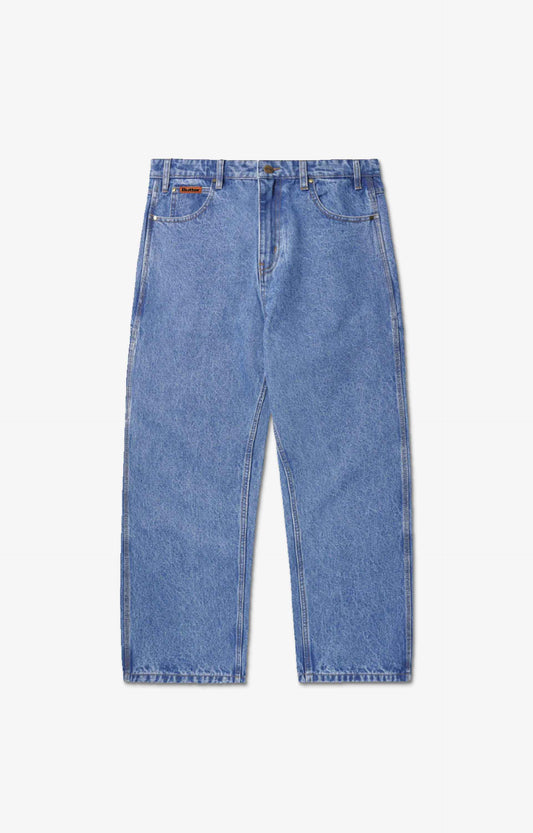 Butter Goods Relaxed Denim Pants, Washed Indigo