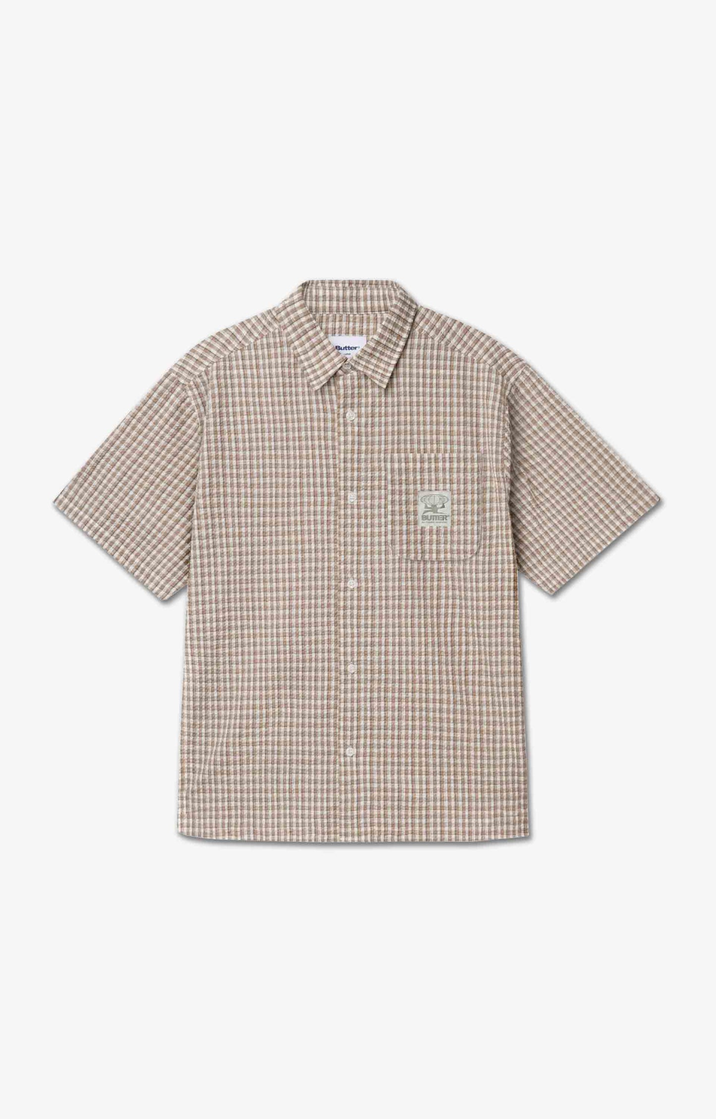 Butter Goods Equipment Shortsleeve Shirt, Taupe