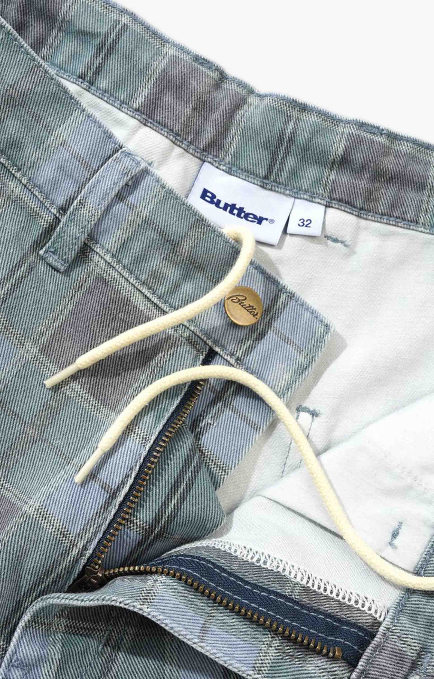 Butter Goods Work Shorts, Plaid