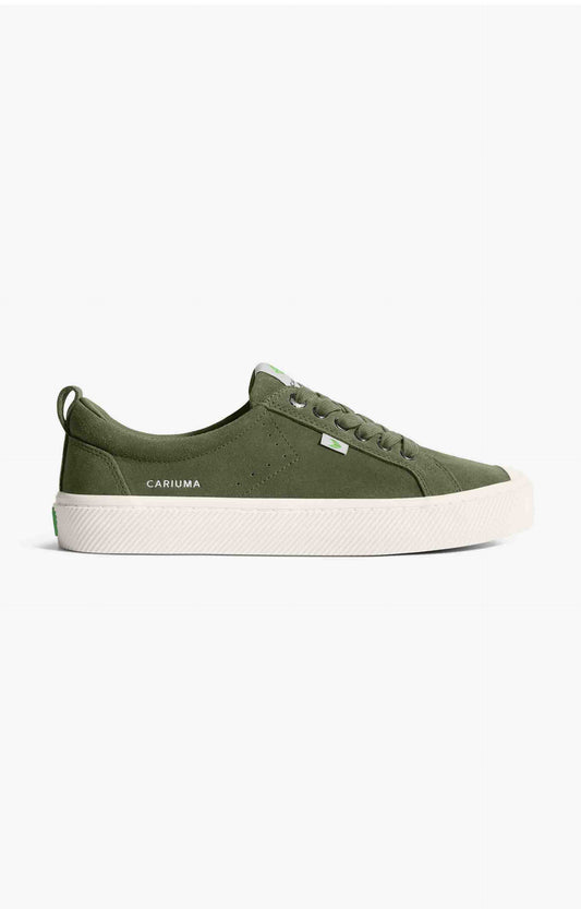 Cariuma OCA Low Suede Shoe, Bronze Green