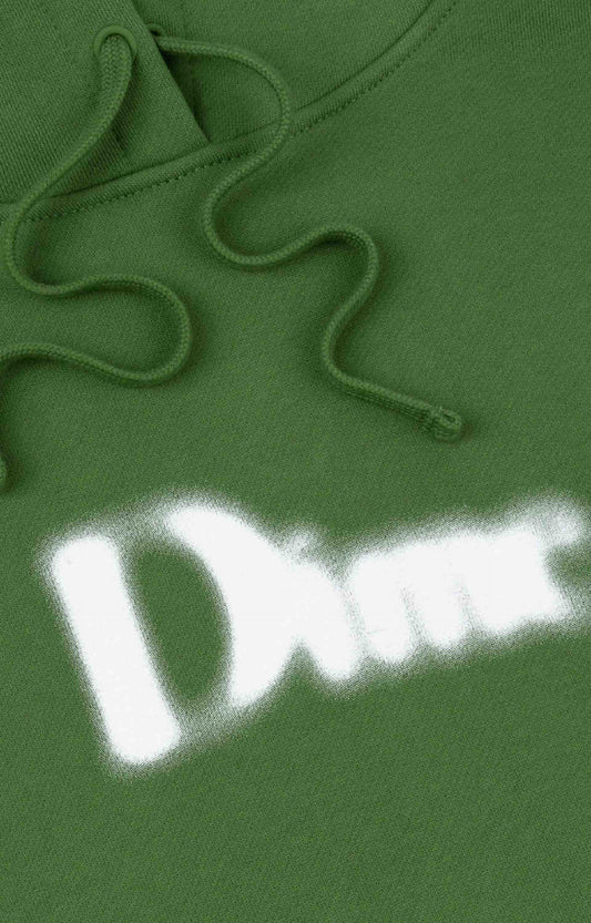 Dime Classic Blurry Hoodie, Pale Olive