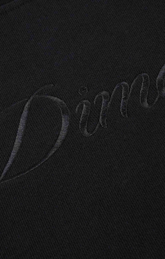 Dime Cursive Logo Crewneck Sweatshirts, Black