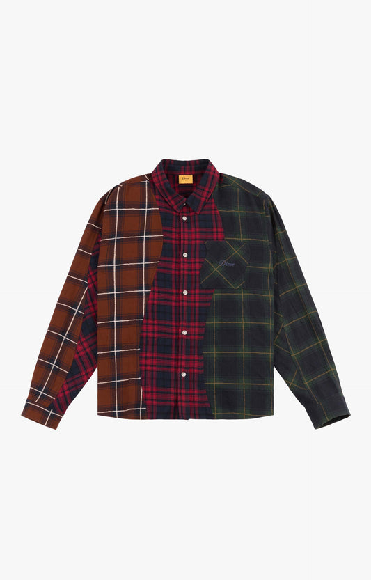 Dime Triple Plaid Shirt, Multi