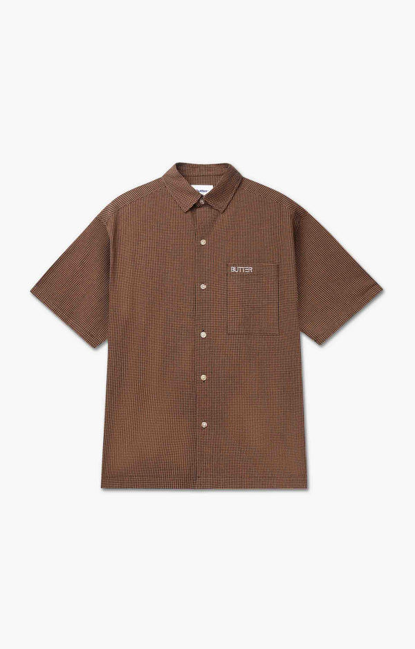 Butter Goods Equipt S/S Shirt, Brown