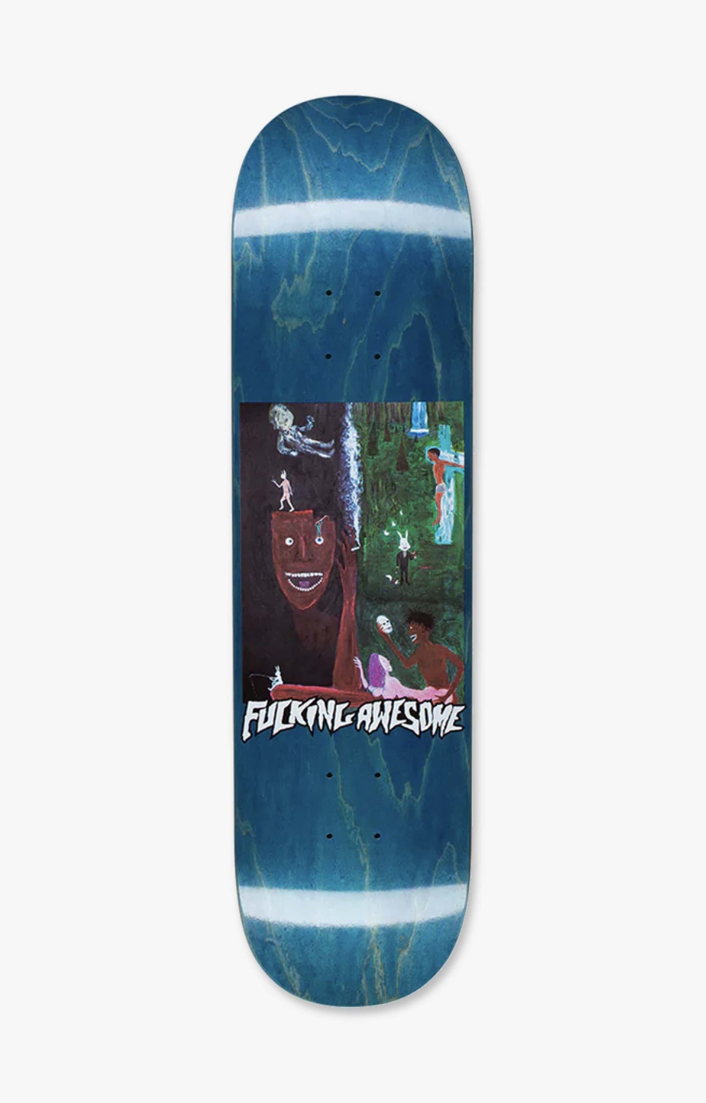 Fucking Awesome Society Skateboard Deck, 8.18"