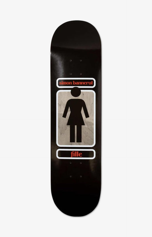 Girl 93 Til WR41 Bannerot Pop Secret Skateboard Deck, Black