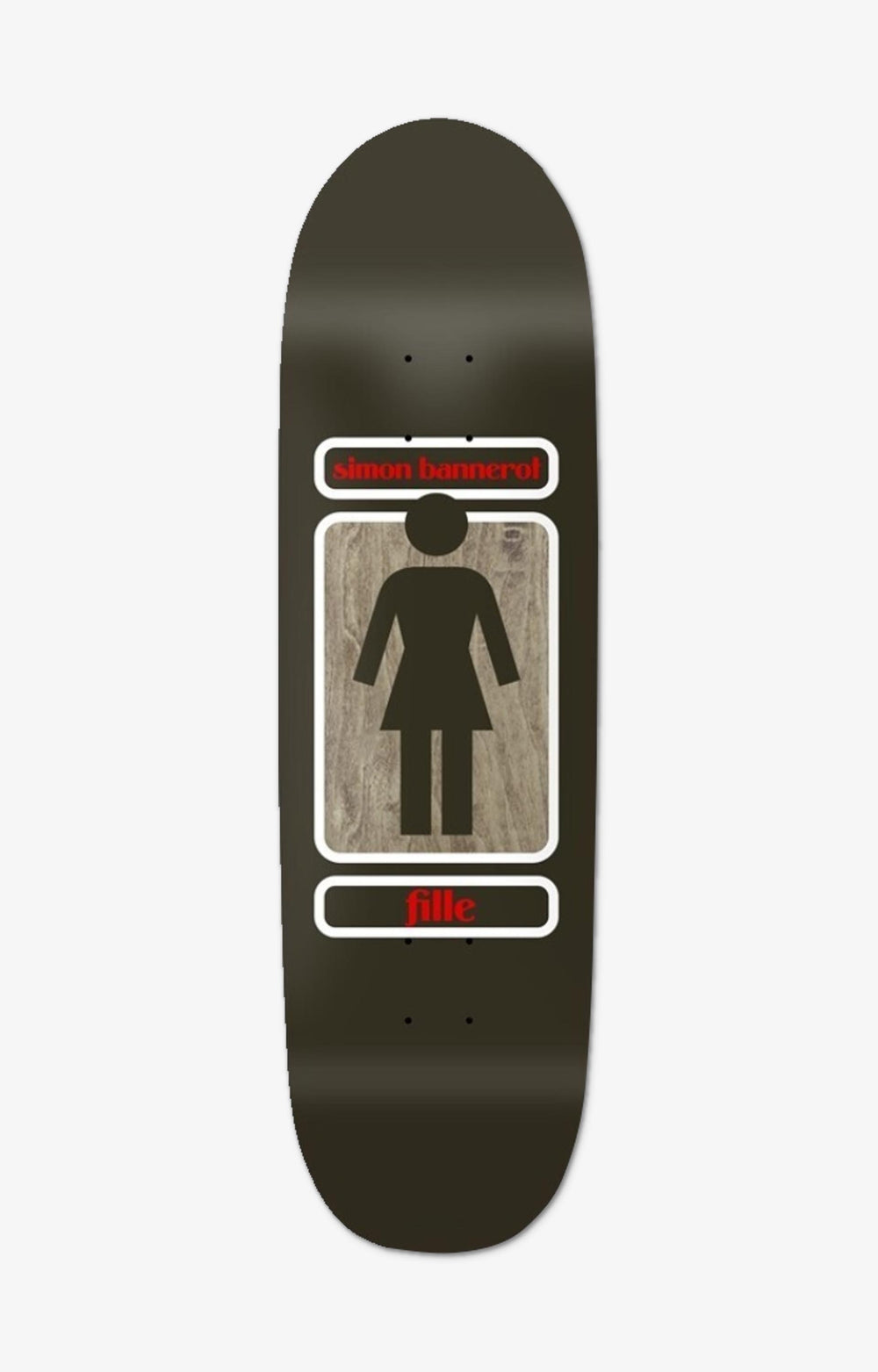 Girl 93 Til WR41 Simon Bannerot Skateboard Deck, Black