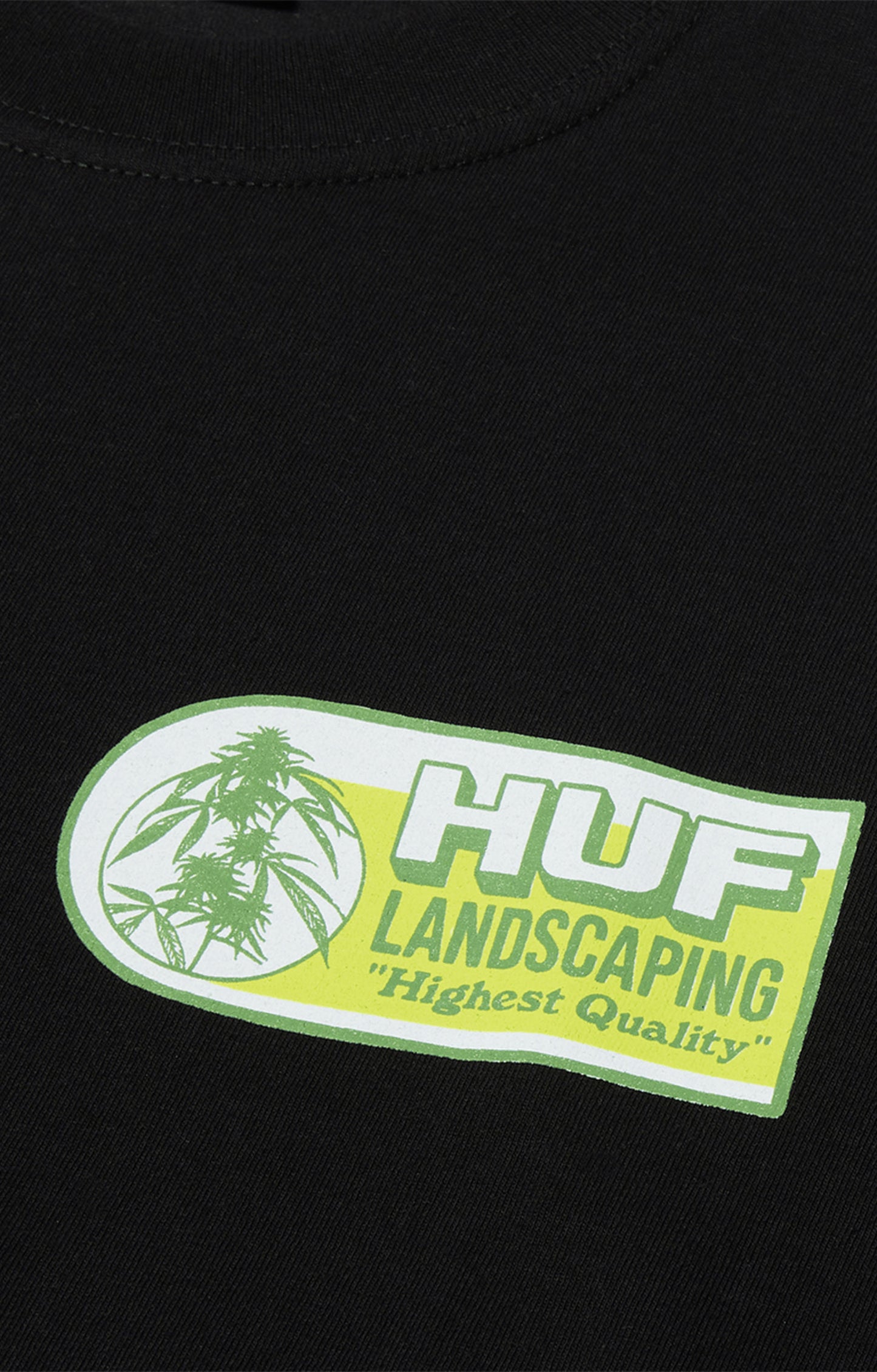 HUF Landscaping T-Shirt, Black