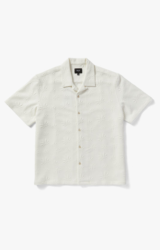 HUF Plantlife Jacquard Shirt, White