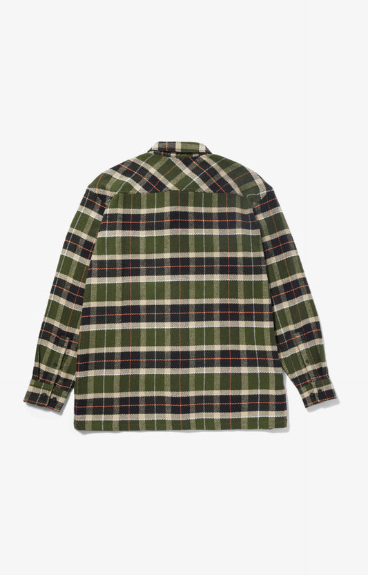 HUF Prescott Flannel Shirt, Pine