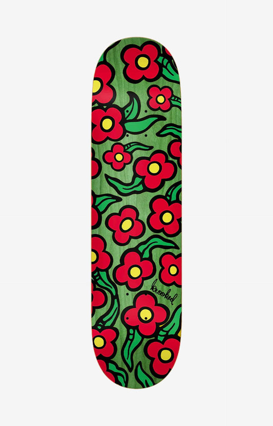 Krooked Team Wild Style Flowers Skateboard Deck, Multi