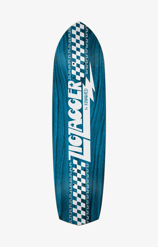 Krooked Zip Zagger Skateboard Deck, 8.6"