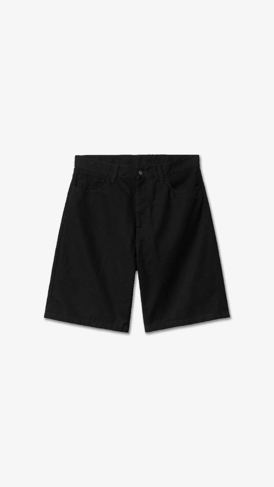 Carhartt WIP Landon Short, Black Rinsed