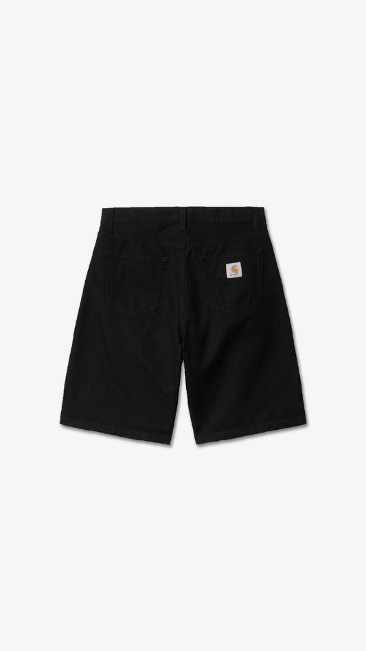 Carhartt WIP Landon Short, Black Rinsed