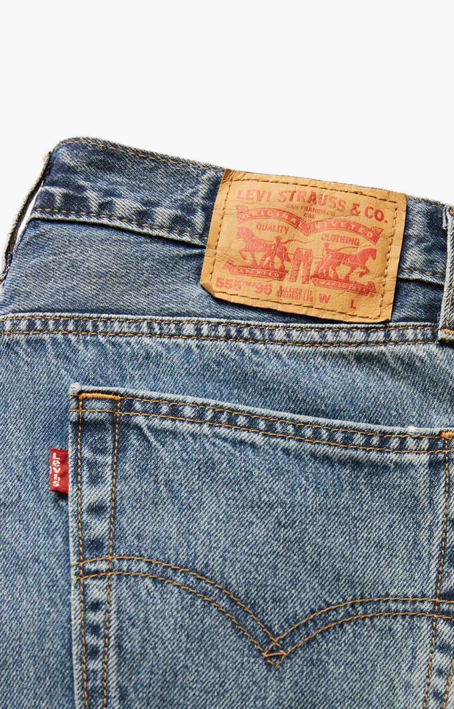 Levi's 555 Relaxed Straight Denim Pants, Wish You Would