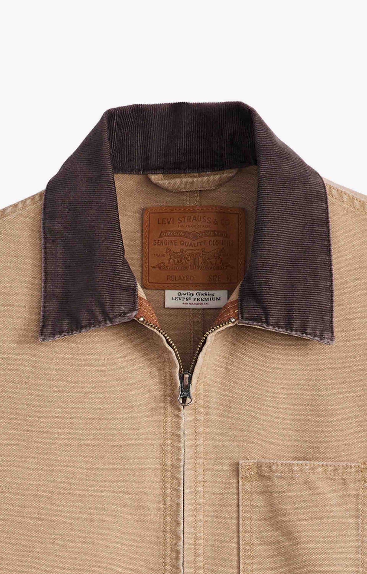 Levi's Full Zip Mechanics Jacket, Scary Tigers Eye