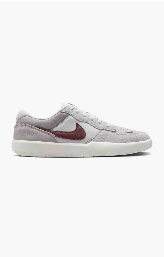 Nike SB Force 58 Skate Shoe, Platinum Tint/Dark Team Red-Wolf Grey