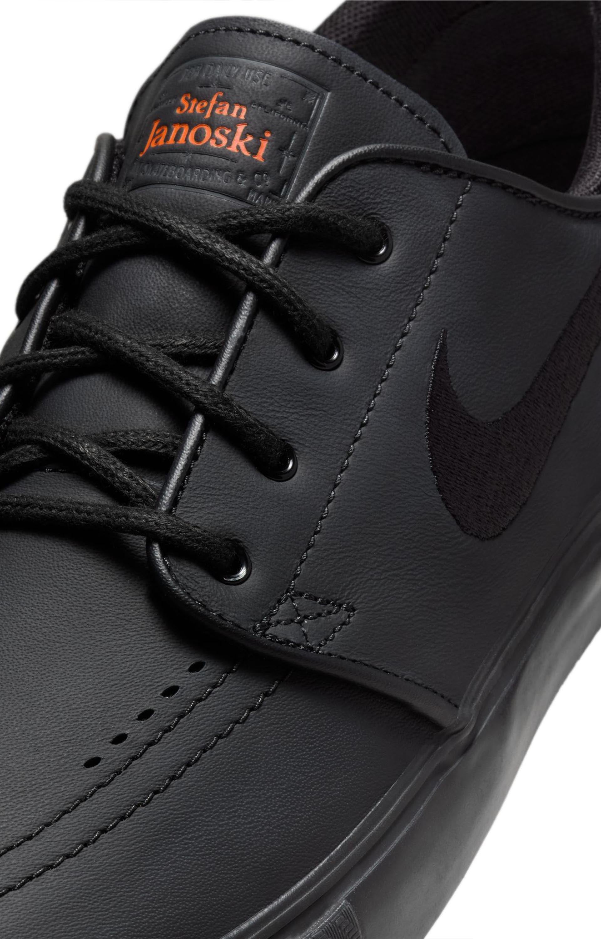 Nike SB Zoom Janoski OG ISO Black Black Black Concrete Skate Supply