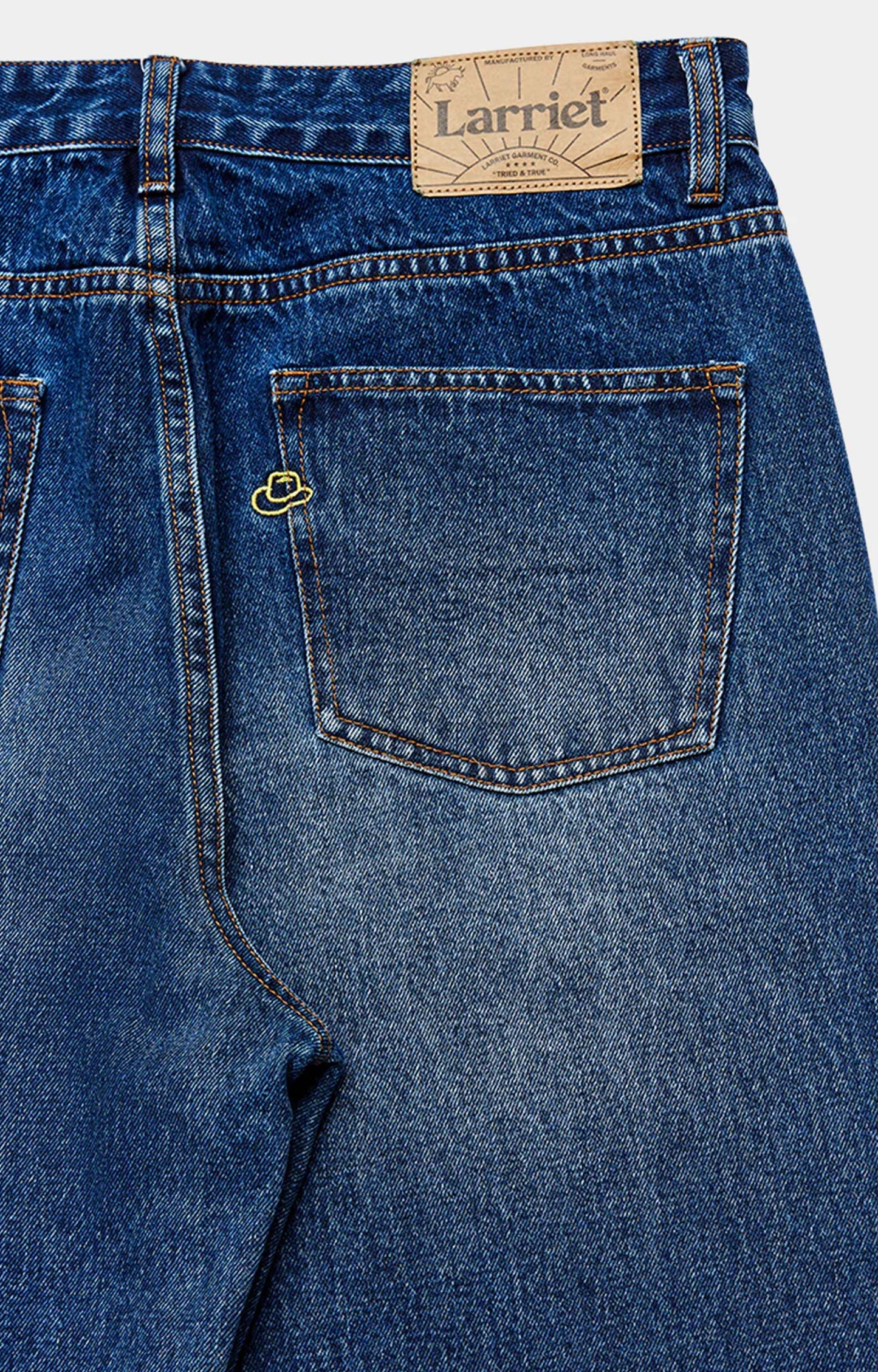 Larriet Wale Jeans, 70s Wash Blue