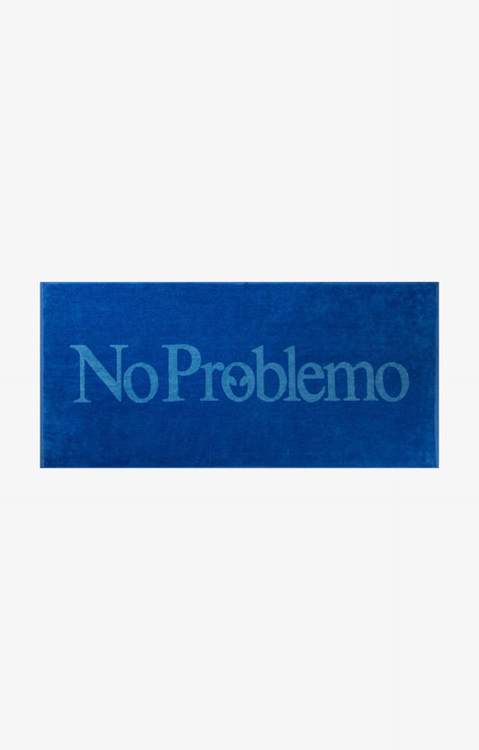 No Problemo Beach Towel, Blue