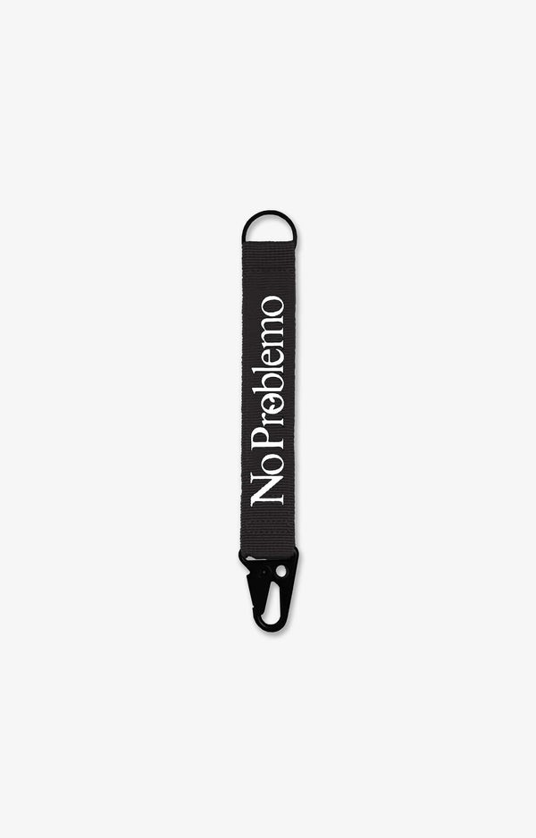 No Problemo Mini Problemo Carabiner Keychain, Black