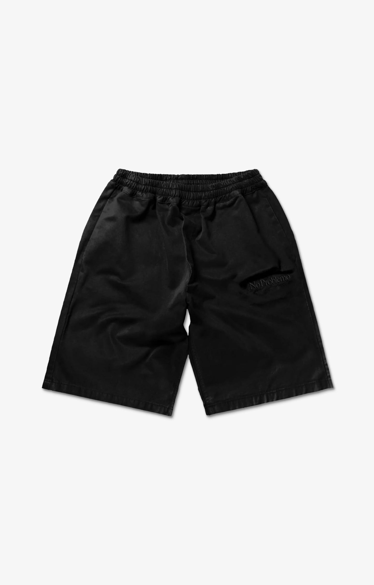 No Problemo Mini Problemo Twill Work Short, Black