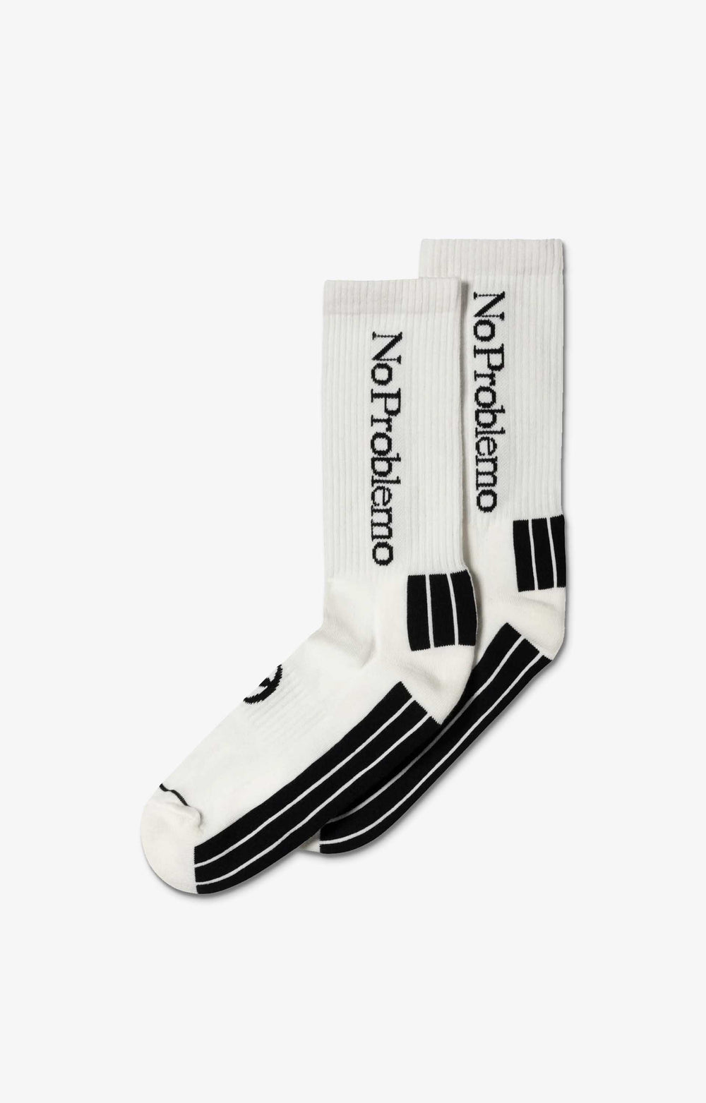 No Problemo Sock, White