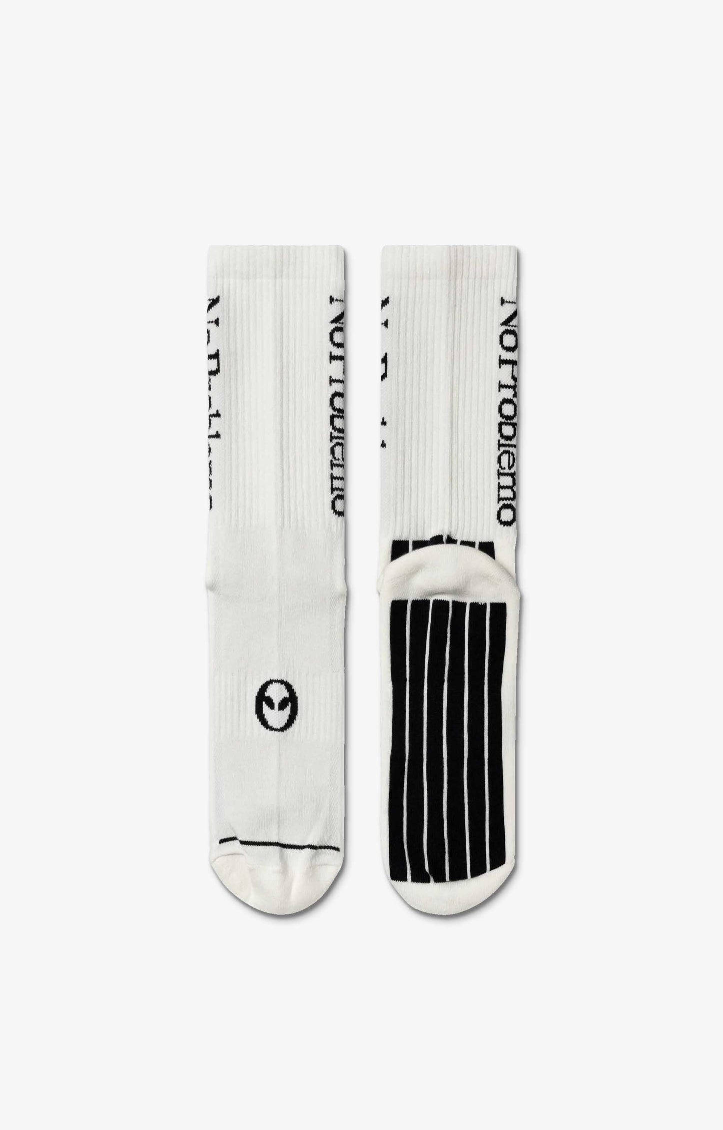 No Problemo Sock, White