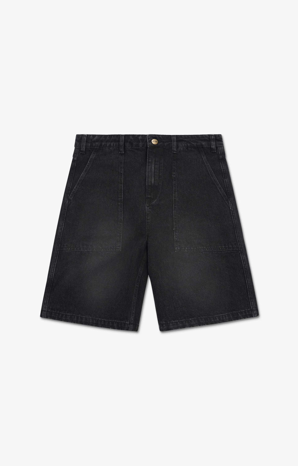 Butter Goods Patch Pocket Denim Shorts, Faded Black