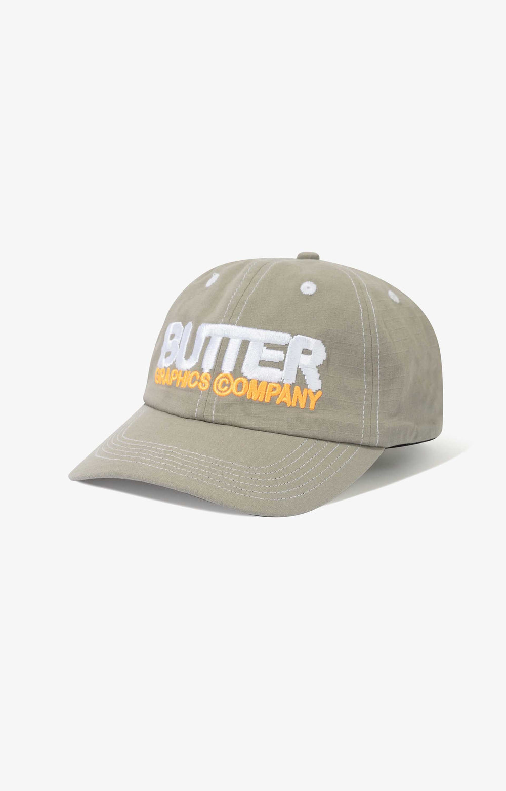 Butter Goods Program 6 Panel Cap, Grey