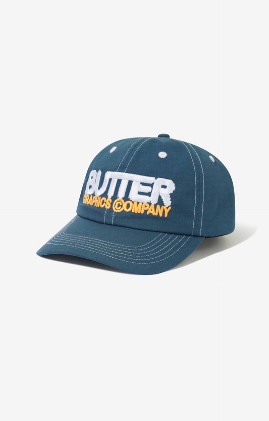 Butter Goods Program 6 Panel Cap, Slate