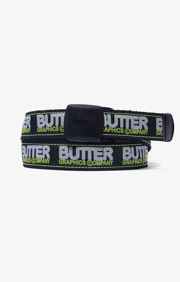 Butter Goods Program Woven Belt, Black