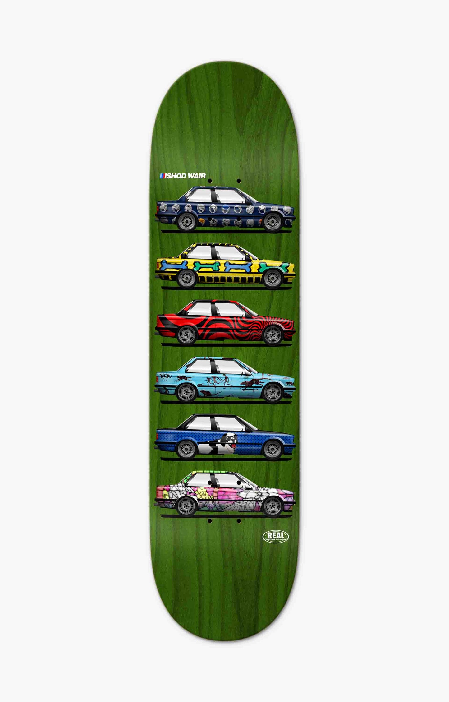 Real x Skate Shop Day Ishod Custom Easy Rider Skateboard Deck, 8.25"