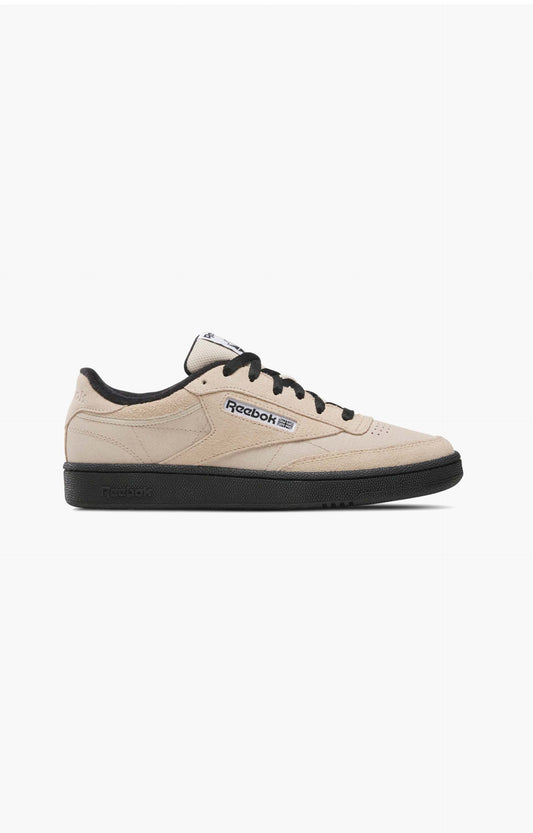 Reebok Club C 85 Shoe, Tapioca/Black/White