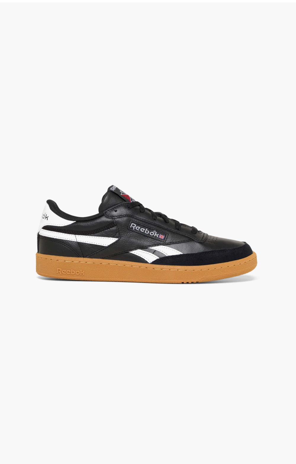 Reebok Club C Revenge Shoe, Black/White/Gum