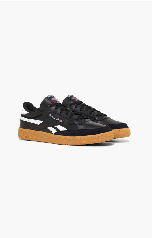 Reebok Club C Revenge Shoe, Black/White/Gum