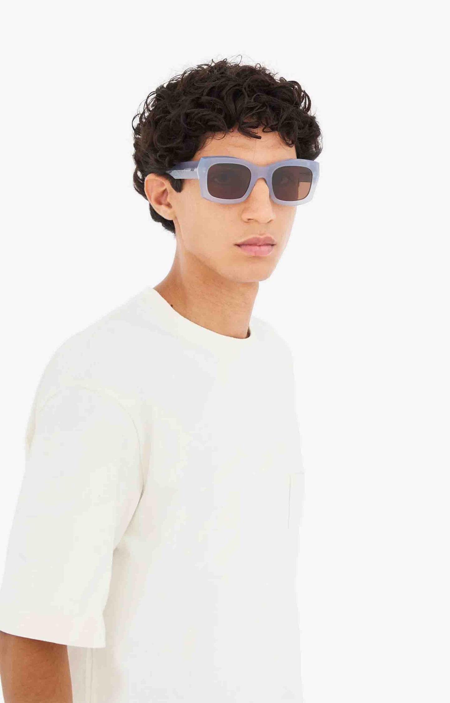 Retrosuperfuture Komori Sunglasses, Light Blue