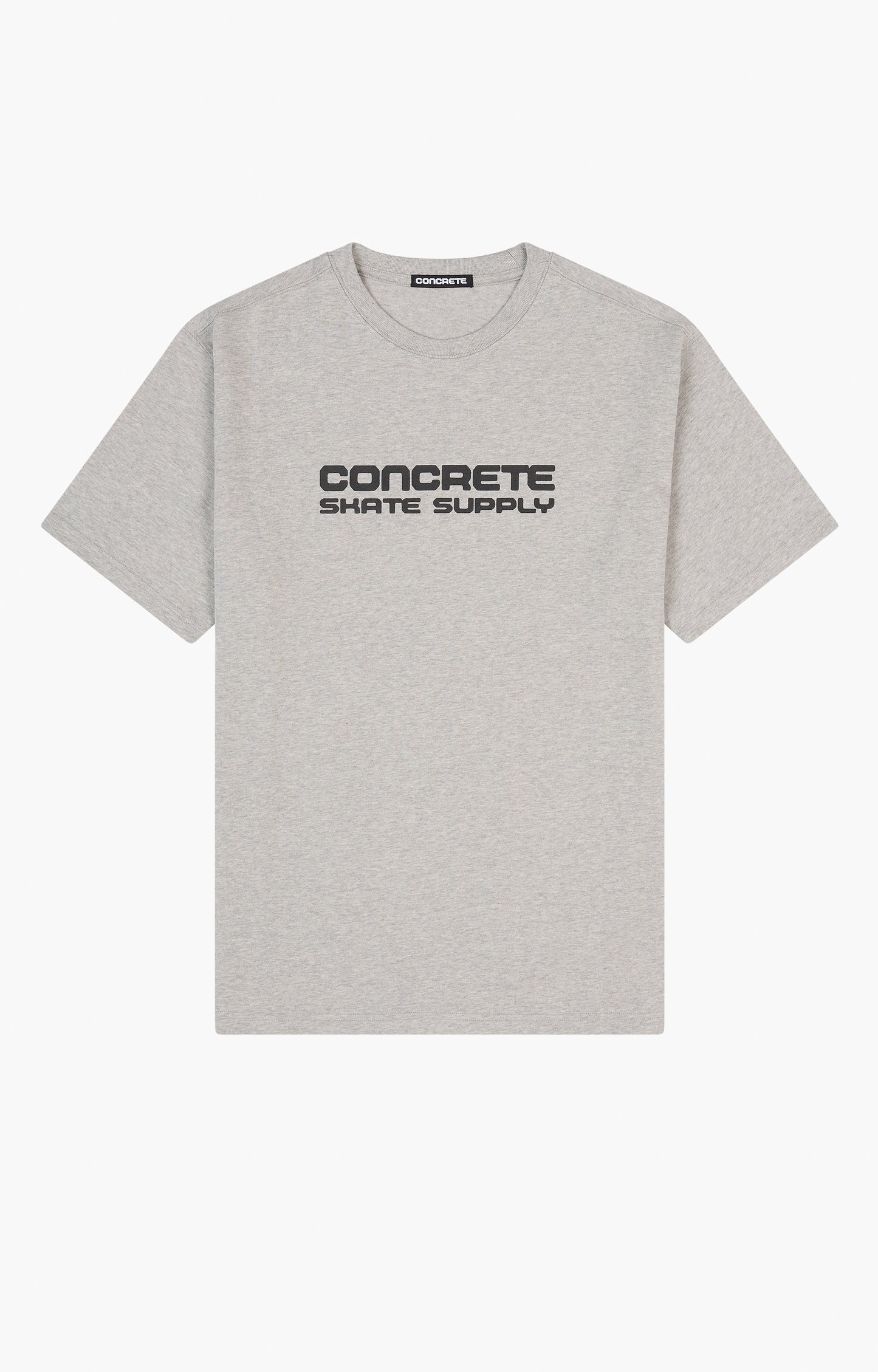 Concrete Skate Supply T-Shirt, Heather Grey