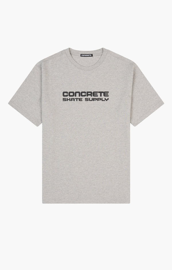 Concrete Skate Supply T-Shirt, Heather Grey