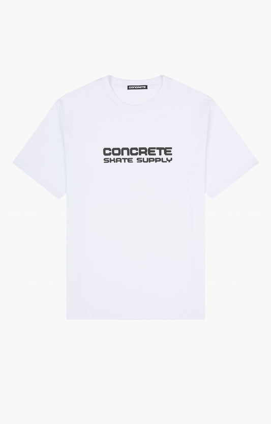 Concrete Skate Supply T-Shirt, White