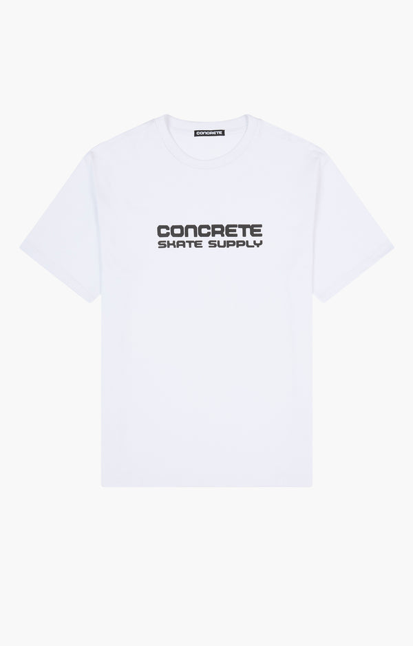 Concrete Skate Supply T-Shirt, White